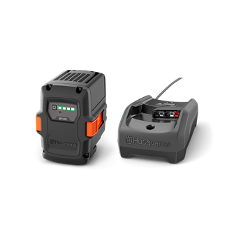 Husqvarna Batteri startkit | 1 stk. B140-batteri og 1 stk. 40-C80-oplader