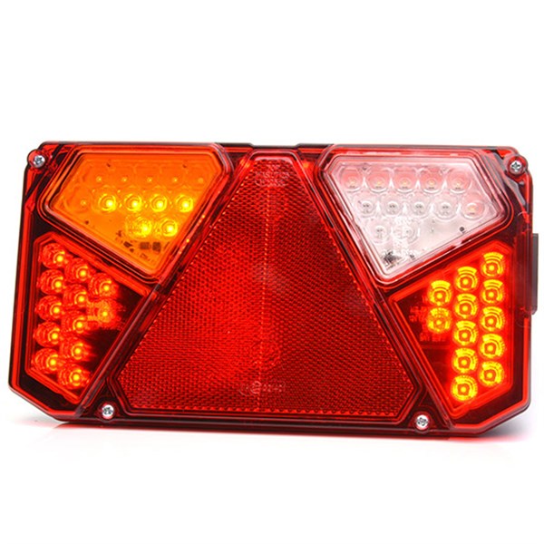 WAS LED-baglygte med multifunktion og refleks - Flot positionslys | venstre