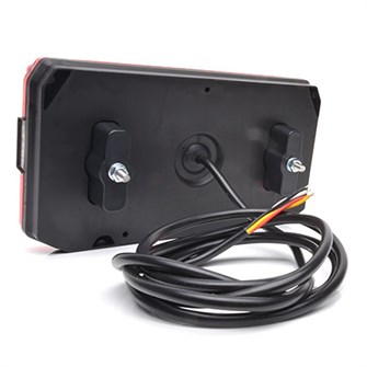 WAS LED-baglygte med multifunktion og refleks - Flot positionslys | venstre