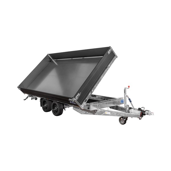 Saris 3-vejs tiptrailer special med elektrisk tip - K3 406 204 3500 2 E Heavy Duty - SPECIAL - 3.500 kg - Black Edition
