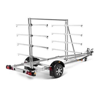 Brenderup 161000B CX Kano-/kajaktrailer - 1.000 kg