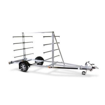 Brenderup 161000B CX Kano-/kajaktrailer - 1.000 kg