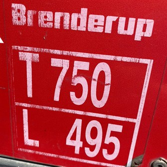Brugt: Brenderup 4260B - 750 kg - God stand