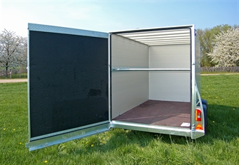 Sirius Cargotrailer G455 - 2.500 kg inkl. multirampe, surringsskinner og støtteben