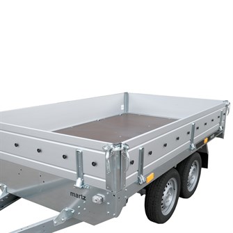Basic Prof Alu Trailer - 2 aksler - 750 kg