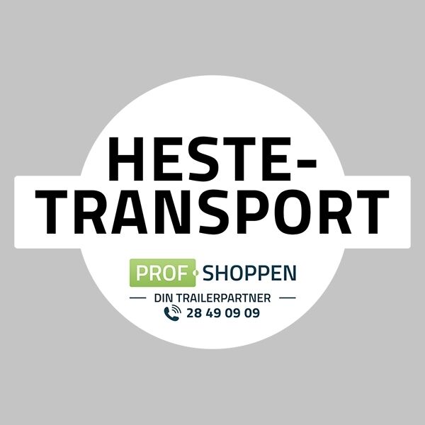 Slidstærkt klistermærke hestetransport