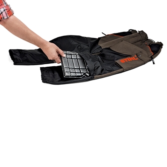 STIHL Rydningsbukser FS 3 PROTECT - knæ- og ben-beskyttere kan tilkøbes og indsættes