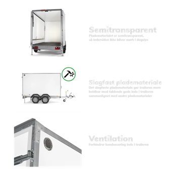 Stærk, ventileret og med semi-transparente sider