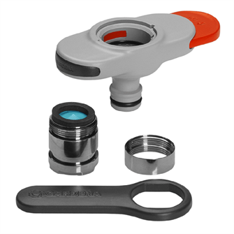 Gardena Adapter til indendørs vandhaner - inkl. monteringsnøgle