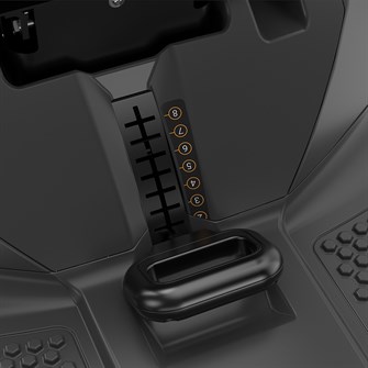 Stiga Gyro 700e højdejustering