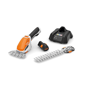 Stihl HSA 26 Batteri-hækkeklipper med græs- og buskklinge - komplet sæt