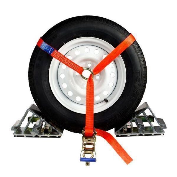 Hjulsurring inkl. D-krog - brudstyrke 4.000 kg