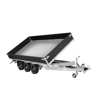Saris 3-vejs tiptrailer - K3 406 204 3500 3B E - 3.500 kg - Black Edition