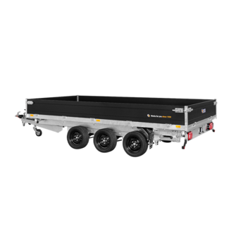 Saris 3-vejs tiptrailer - K3 406 204 3500 3B E - 3.500 kg - Black Edition