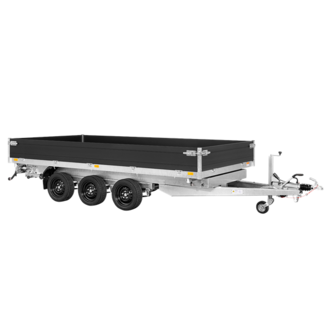 Saris 3-vejs tiptrailer - K3 406 204 3500 3B E - 3.500 kg - Black Edition