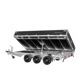 Saris 3-vejs tiptrailer - K3 406 204 3500 3B E - 3.500 kg - Black Edition