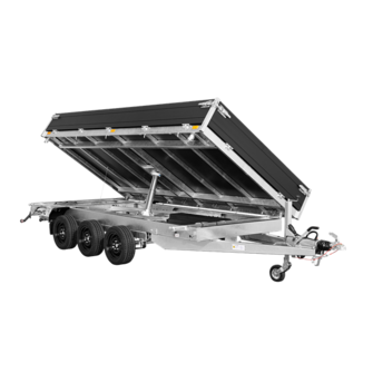 Saris 3-vejs tiptrailer - K3 406 204 3500 3B E - 3.500 kg - Black Edition