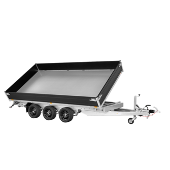 Saris 3-vejs tiptrailer - K3 406 204 3500 3B E - 3.500 kg - Black Edition