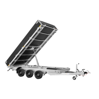 Saris 3-vejs tiptrailer - K3 406 204 3500 3B E - 3.500 kg - Black Edition