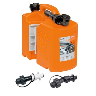 STIHL Kombi-dunk, orange, 5 l/3 l - inkl. automatiske påfyldningsstudser