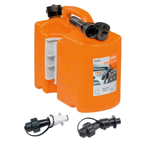 STIHL Kombi-dunk, orange, 5 l/3 l - inkl. automatiske påfyldningsstudser