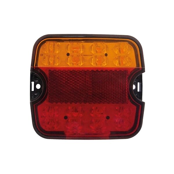 LED-baglygte - højre og venstre - med nummerpladelys og refleks