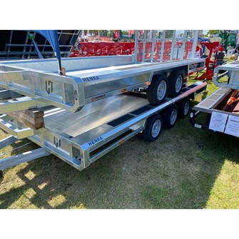 Henra MT354519TR  Maskintrailer, 3 aksler m. bladfjedre, SPECIAL - 3.500 kg