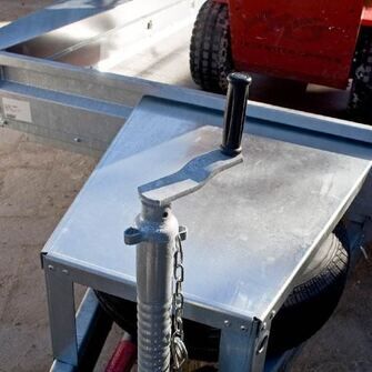 Brenderup MT-3080 maskintrailer - 2700 kg. 