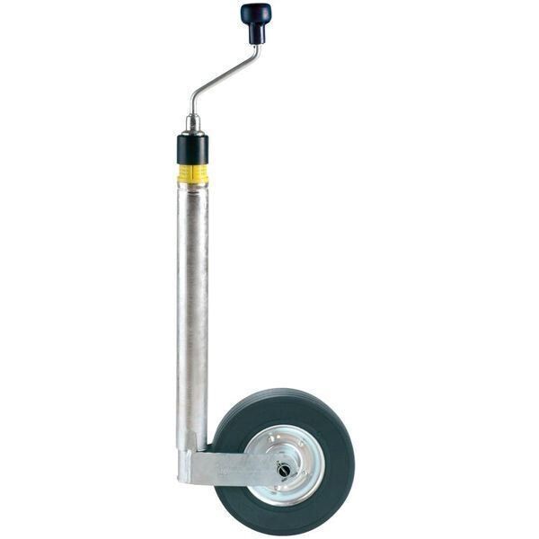 Næsehjul massivt gummihjul/stålfælg med vægtskala Ø48