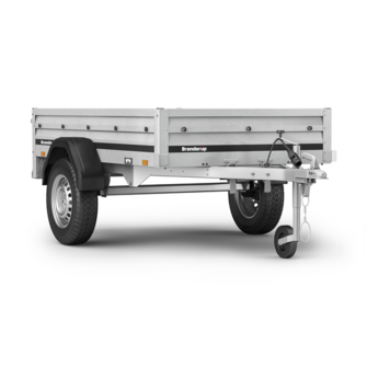 Brenderup trailer 1205 S - 500 kg - set skråt forfra