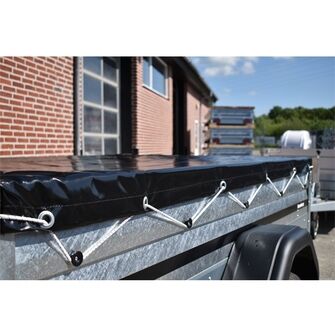 Prof-Series Flad presenning - L: 303 x B: 158 cm - passer til Brenderup-trailer 2300
