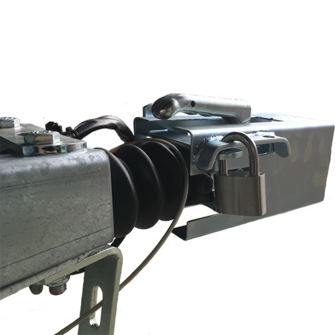 Trailerlås PROF-SERIES inkl. rustfri hængelås og 4 nøgler