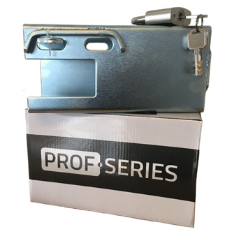 Trailerlås PROF-SERIES inkl. rustfri hængelås og 4 nøgler