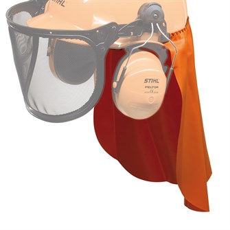 STIHL Regnbeskyttelse til ind- og udvendig fastgørelse på ADVANCE-hjelmsæt