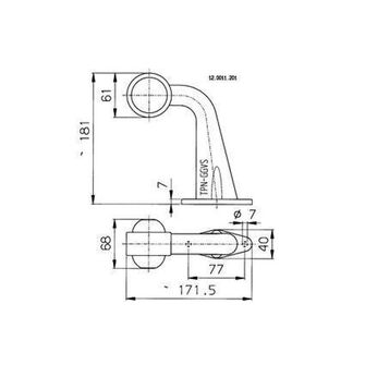Markeringslygte - Højre og venstre - Jokon SPL 11 - rød/hvid