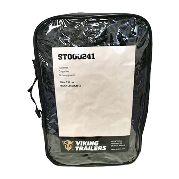 Trailernet til Freya LBS XX2512 - Viking Trailers - sort