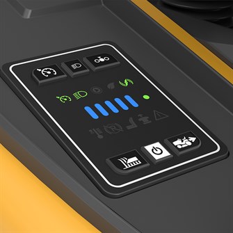 Stiga Swift 372e Batteri-Havetraktor styrepult