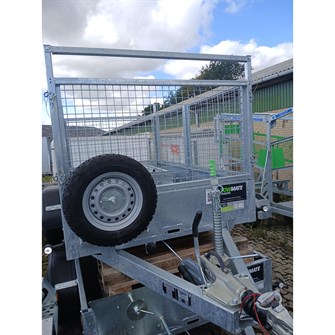 UDSALG - TOWMATE Ram 1.800 kg Ladtrailer m. rampe og netsider - L: 246,5 x B: 143 - SPECIAL