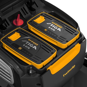 STIGA Twinclip 950e V batteripakker