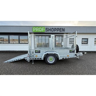 TOWMATE PRO Ram 1.800 kg Ladtrailer m. rampe og netsider - L: 246 x B: 143 cm - SPECIAL