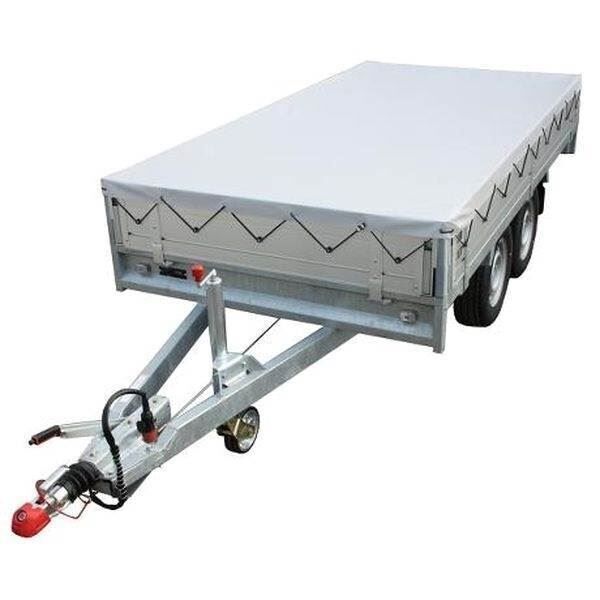 Variant 150 S1 + 500K flad presenning, grå 150 x 100 cm