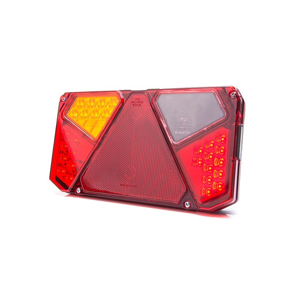 WAS LED-baglygte med multifunktion og refleks | venstre