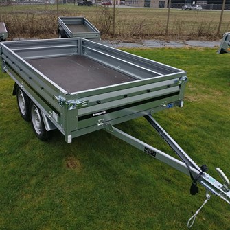Rest: Brenderup 3251 ST trailer - 750 kg m. mindre bule inkl. gratis presenning