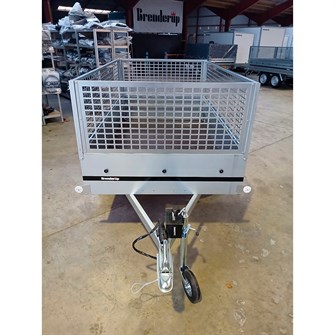 Rest: Brenderup Trailer 1203 S - 500 kg m. netsider + gratis næsehjul og kasselås