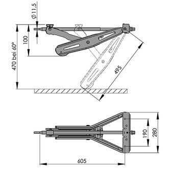 AL-KO - Støtteben Stabilform - 1.000 kg