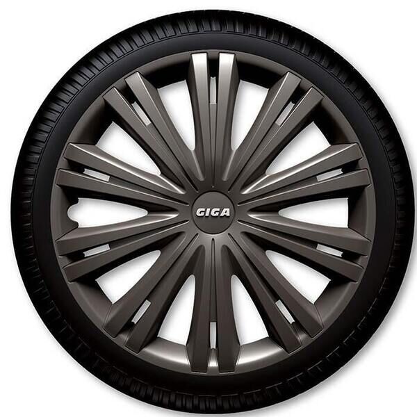 16" Giga koks hjulkapselsæt