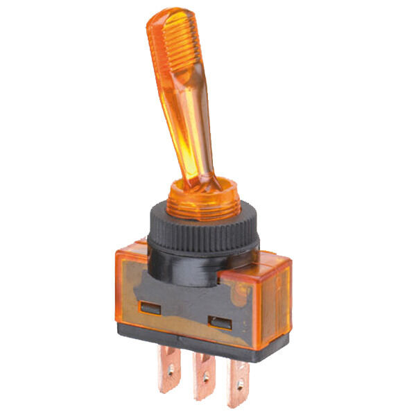 Kontakt vippe on-off gul 20amp