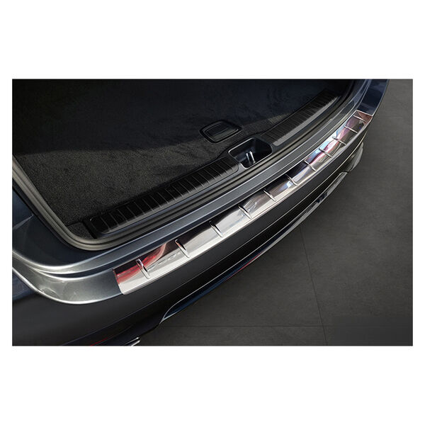 Protection De Seuil Arrière En Inox Pour Mercedes GLE II (W167) 2019-2023 - Incl. 53 AMG 'Ribs'