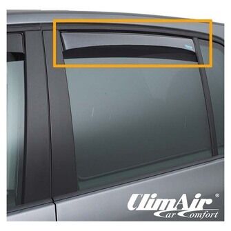 Climair vindafviser bag Opel Zafira Tourer C 2011-