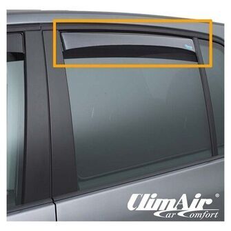 Climair vindafviser bagrude Kia Niro 5d. suv 2016-